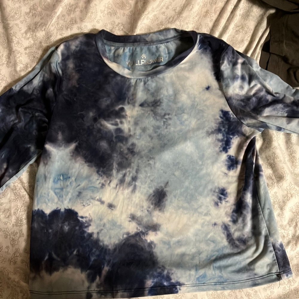 GYM LONG SLEEVE TIE DYE SHIRT